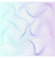 color stripe deformation background vector image