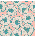 colorful seamless pattern with blossom flowers vector image vector image