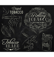 tobacco chalk vector image
