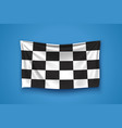 picture finish flag vector image