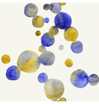 round shapes seamless ornament bright watercolor vector image vector image