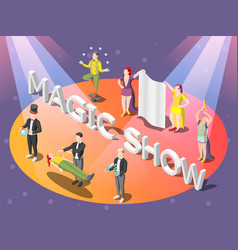 Isometric composition Royalty Free Vector Image