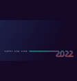 2022 creative logo colored gradient lines design vector image