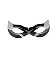 beautiful black lace masquerade mask isolated vector image