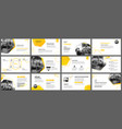 presentation and slide layout background design vector image