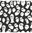seamless pattern with ghosts vector image