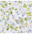 spring lily flowers background vector image vector image