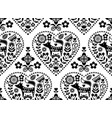 valentines day nordic repetitive ornament vector image
