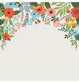 floral design with place for text vector image
