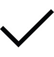 check checkmark simple blocky hard edge complete vector image