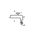 tap water object icon design vector image