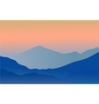 mountains background vector image