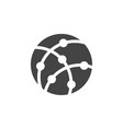 network icon graphic design template vector image