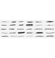 thick and thin scribbles lines drawings doodle set vector image vector image