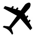airplane icon aircraft icon vector image vector image