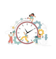 like a squirrel in wheel work under conditions vector image