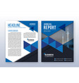 modern business annual report template vector image vector image