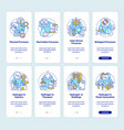 hydrogen production onboarding mobile app page vector image