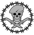 symbol of special forces second variant vector image