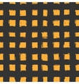 seamless pattern with orange hand-drawn squares vector image