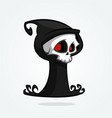 cute cartoon grim reaper vector image