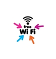 logo network vector image