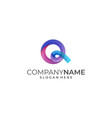 letter q design template vector image
