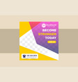 square modern banners templates for social vector image vector image
