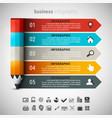 business infographic vector image vector image