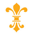 fleur de lis vector image vector image