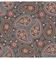 paisley fabric seamless patternoriental ornament vector image vector image