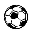 soccer ball football club symbol vector image vector image