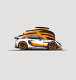 sport car super car logo vector image