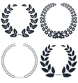 wreath vector image