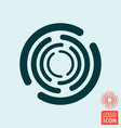 circle rotate icon vector image vector image