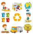 environment elements vector image vector image