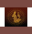 thai traditional tattoo vector image