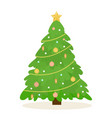 merry christmas and happy new year concept vector image vector image