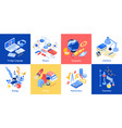school disciplines design concept vector image
