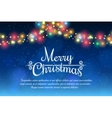 merry christmas poster vector image