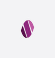 s logo letter purple icon logotype element vector image vector image
