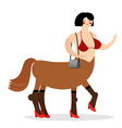 centaur prostitute woman horse mythical whore vector image