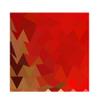 coquelicot red abstract low polygon background vector image