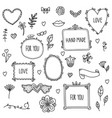 scrapbook elements vector image