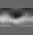 eps 10 fog or smoke isolated transparent special vector image
