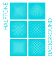 halftone background collection vector image vector image