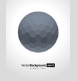 gray polygonal sphere refraction grid geometric vector image