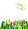 happy easter card vector image vector image