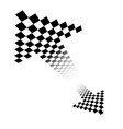 sport flags arrows lines vector image vector image