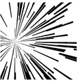 abstract speed motion black lines star burst vector image